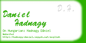 daniel hadnagy business card